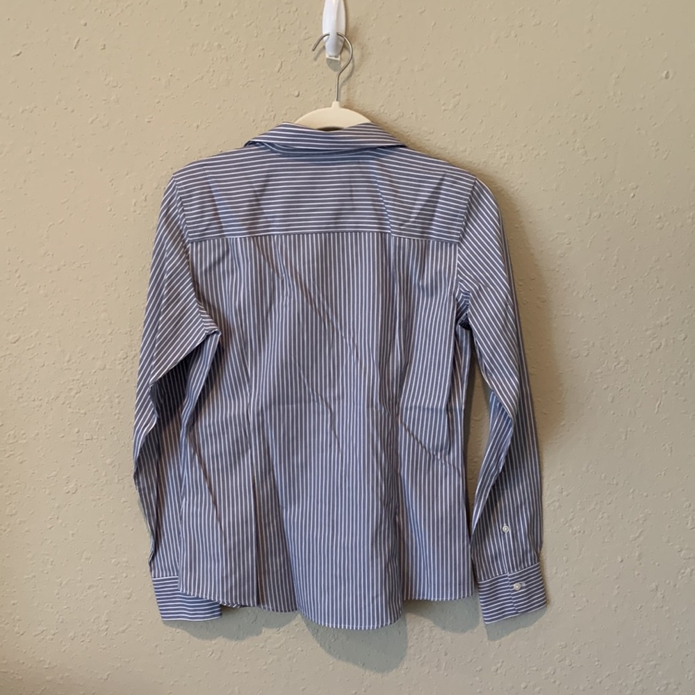 NWT Blue Stripe Brooks Brothers button down (Sz 4) - Picture 4 of 7